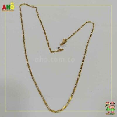 Cadena tres por una iataliano Oro18K