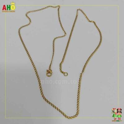 Cadena Cubana Oro18K
