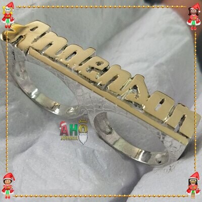 Anillo Nombre Anderson Oro18k
