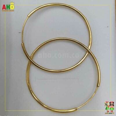 Candongas Aro grande Oro18K