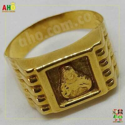 Anillo Jesus Oro18k