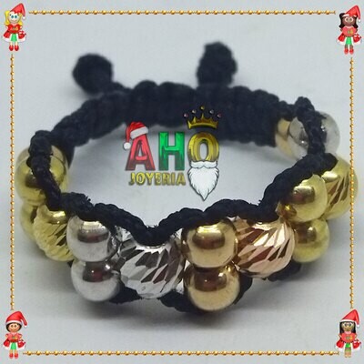 Anillo Tejido Macrame Oro18k