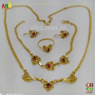 Aderezo Niñas Personalizado Oro18k