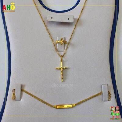 Aderezo Niños Oro Chocoano Oro18k