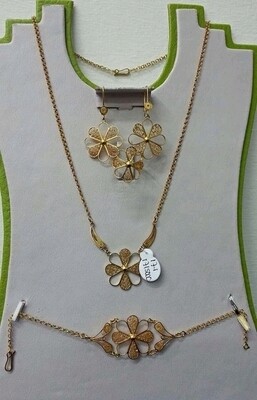 Aderezo Niños Oro Chocoano Oro18k