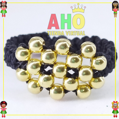 Anillo Tejido Macrame Oro18k