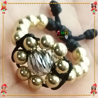 Anillo Tejido Macrame Oro18k