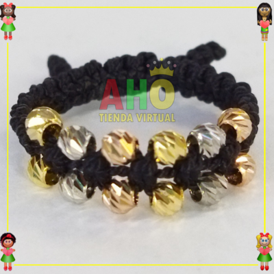 Anillo Tejido Macrame Oro18k