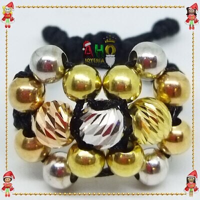 Anillo Tejido Macrame Oro18k