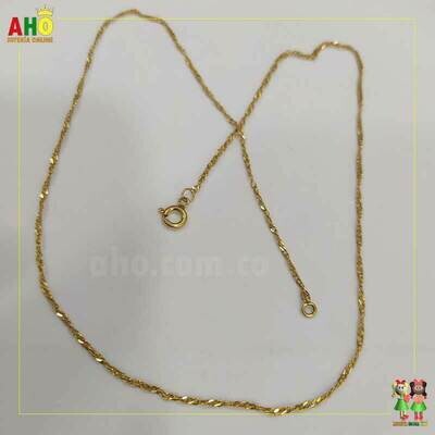 Cadena Singapur Oro18K