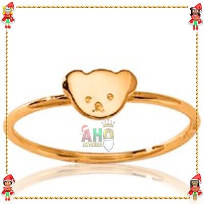 Anillo Oso Oro18k