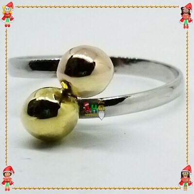 Anillo Tu y Yo Oro18k