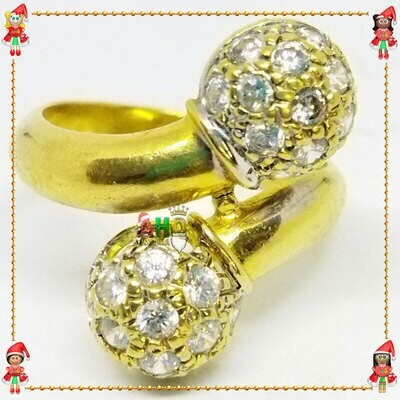 Anillo Tu y Yo Oro18k