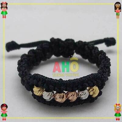 Anillo Tejido Macrame Oro18k