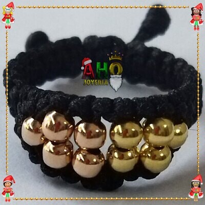 Anillo Tejido Macrame Oro18k