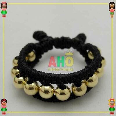 Anillo Tejido Macrame Oro18k