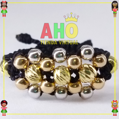 Anillo Tejido Macrame Oro18k