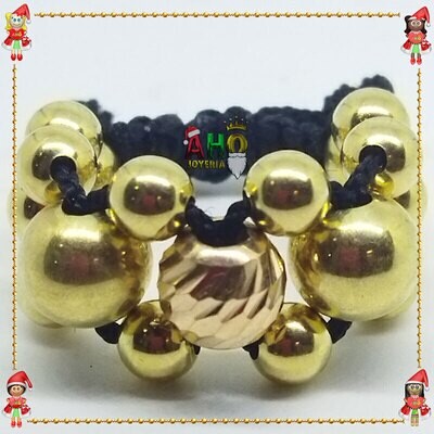 Anillo Tejido Macrame Oro18k