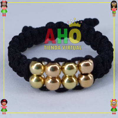 Anillo Tejido Macrame Oro18k