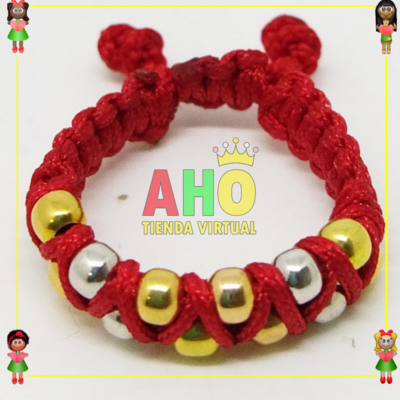 Anillo Tejido Macrame Oro18k