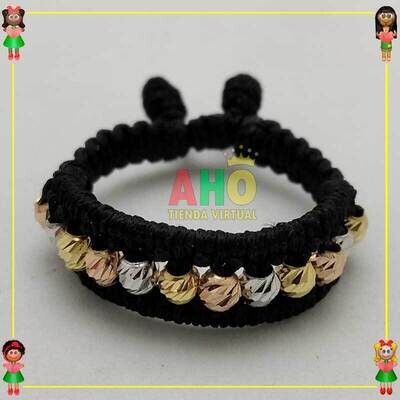 Anillo Tejido Macrame Oro18k