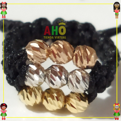 Anillo Tejido Macrame Oro18k