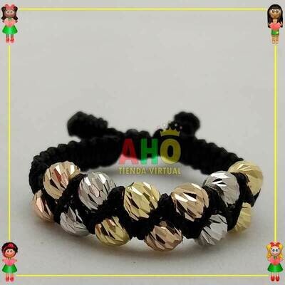 Anillo Tejido Macrame Oro18k