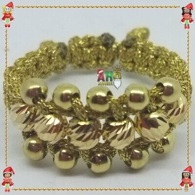 Anillo Tejido Macrame Oro18k