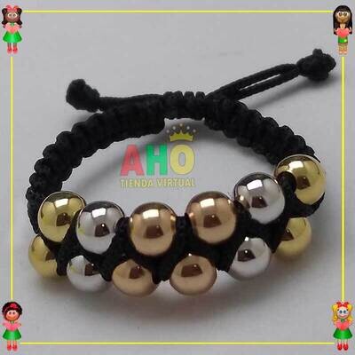 Anillo Tejido Macrame Oro18k