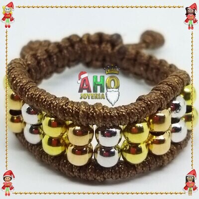 Anillo Tejido Macrame Oro18k