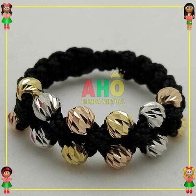 Anillo Tejido Macrame Oro18k