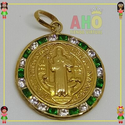 Dije San Benito Oro18k