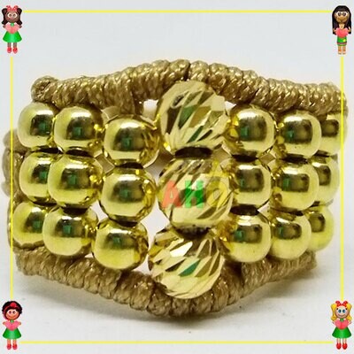 Anillo Tejido Macrame Oro18k