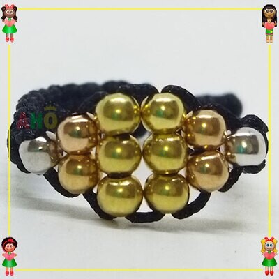 Anillo Tejido Macrame Oro18k