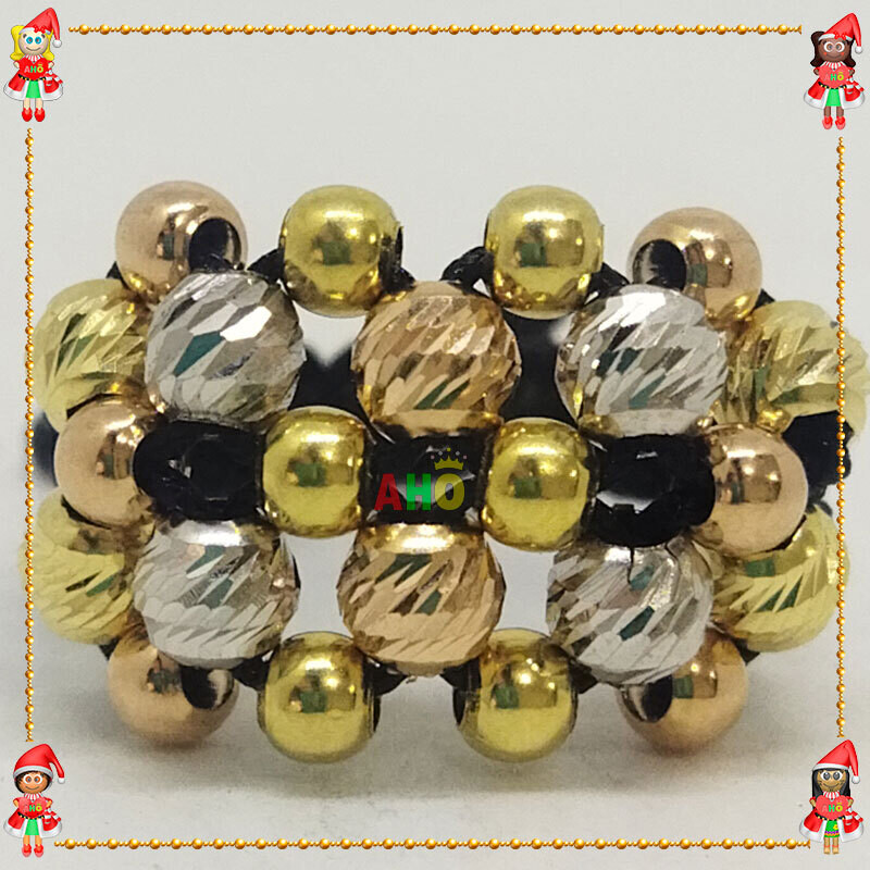 Anillo Tejido Macrame Oro18k