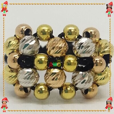 Anillo Tejido Macrame Oro18k