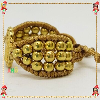 Anillo Tejido Macrame Oro18k