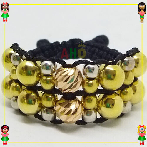 Anillo Tejido Macrame Oro18k