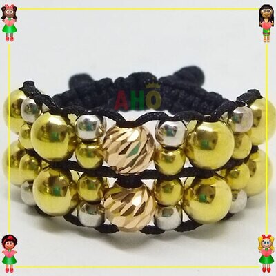 Anillo Tejido Macrame Oro18k