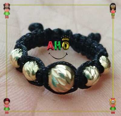 Anillo Tejido Macrame Oro18k