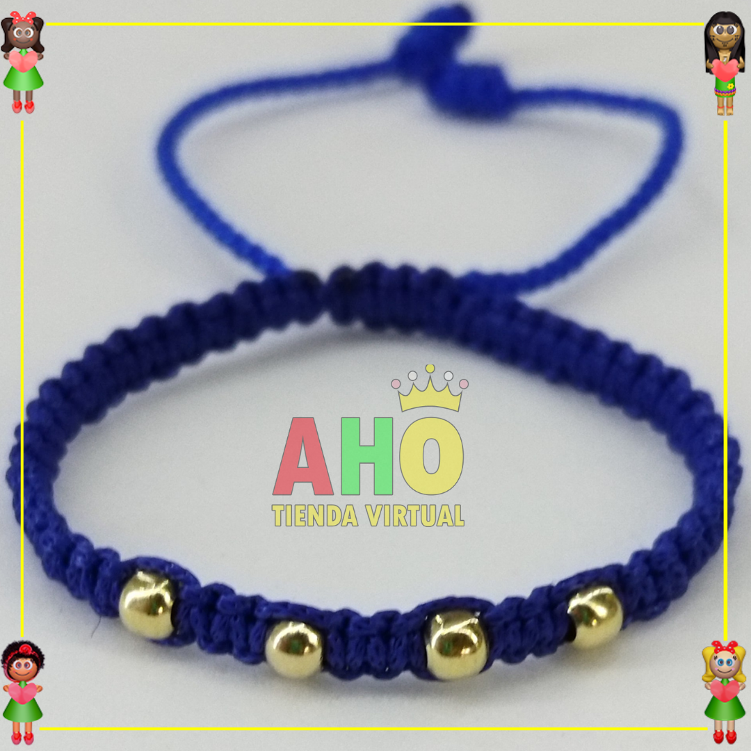 Pulseras Macrame Oro18k