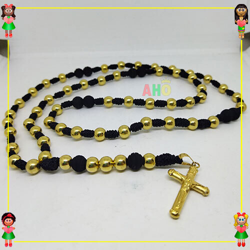 Rosario Oro Tejido Oro18k