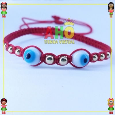 Pulsera Tejida Macrame Oro18k