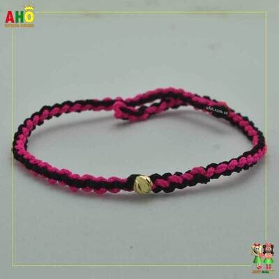 Pulsera Tejida Macrame Oro18k