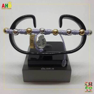Pulsera Tejida Oro18k