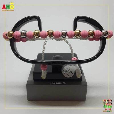 Pulsera Tejida Macrame Oro18k