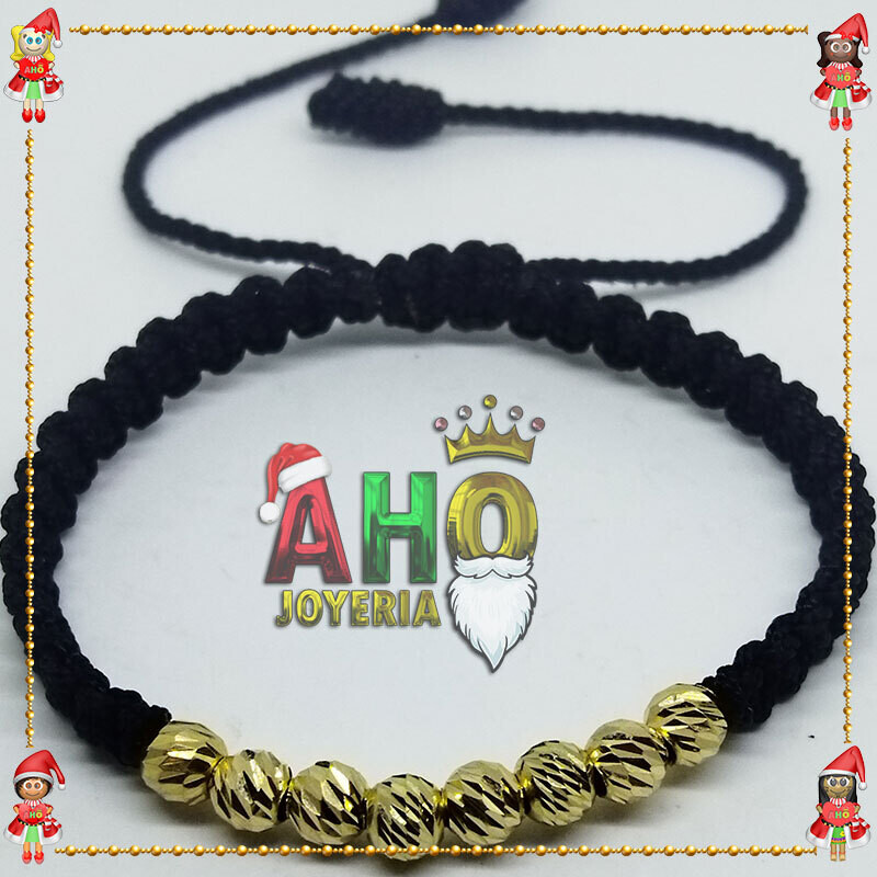 Pulsera Tejida Macrame Oro18k