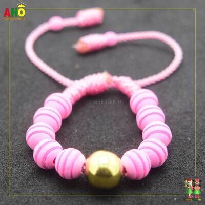 Pulsera Tejida Macrame Oro18k