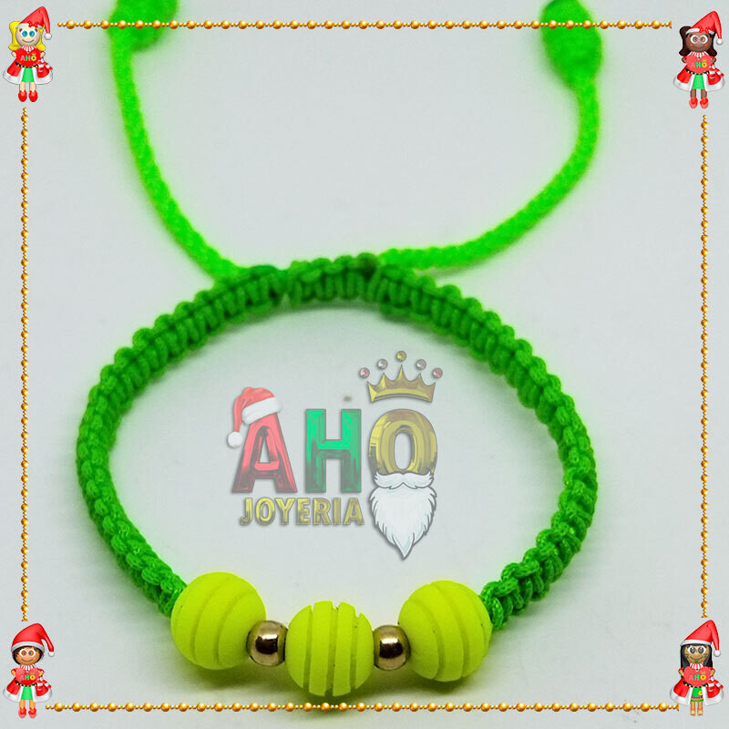 Pulsera Tejida Macrame Oro18k