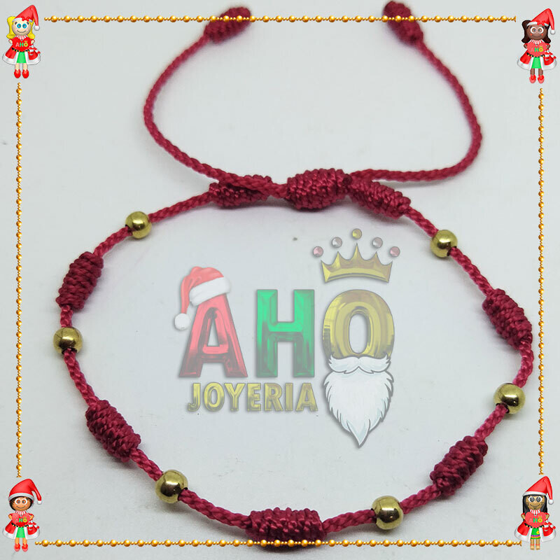 Pulsera Tejida Macrame Oro18k